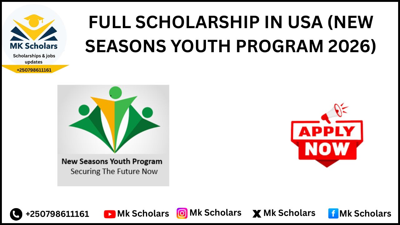 FULL SCHOLARSHIP IN USA (NEW SEASONS YOUTH PROGRAM 2026)